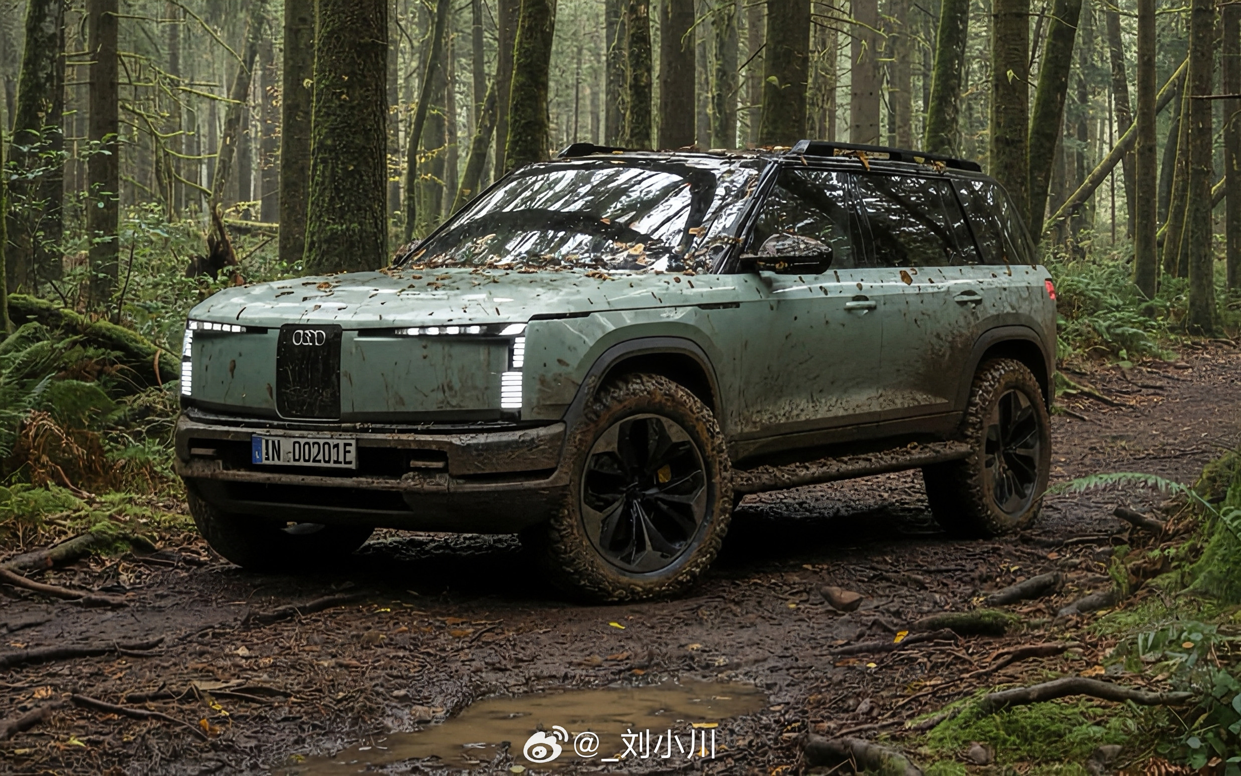 奥迪全新越野SUV渲染方案奥迪全新越野SUV渲染方案：图1和图2，大家觉得哪个