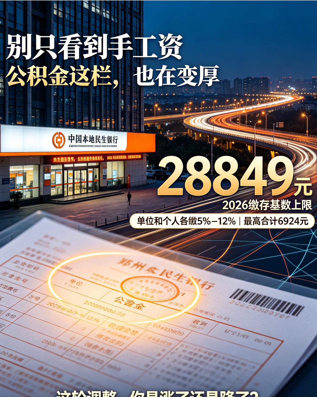 我刚看了眼这个月的工资条，公积金那栏数字变了，第一反应是"是不是算错了"。查完