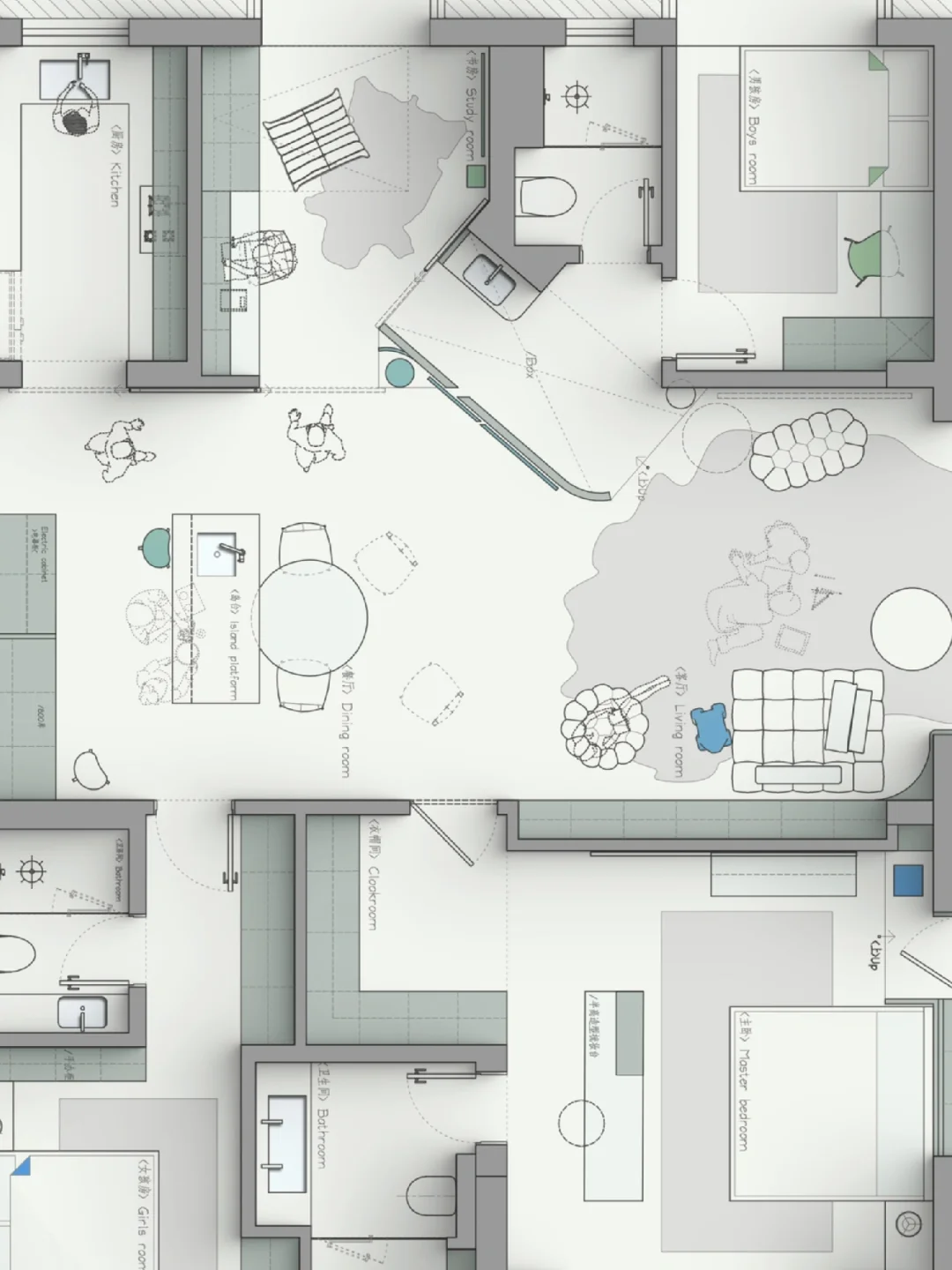 我把【租】来的房子变成我家！户型大改造