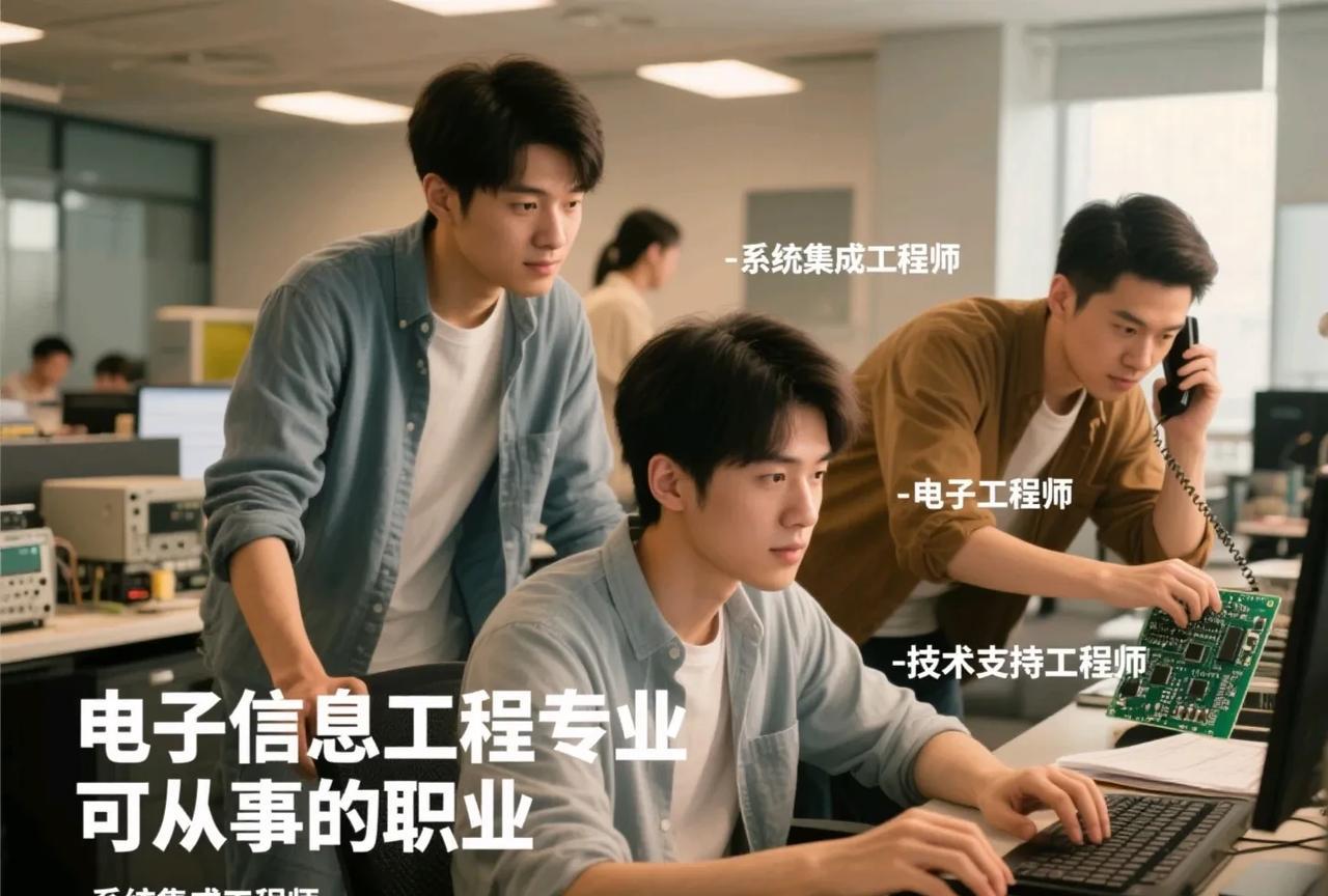 #电子信息工程专业出来有什么能做的#总听人说电子信息工程专业很厉害，可就是不
