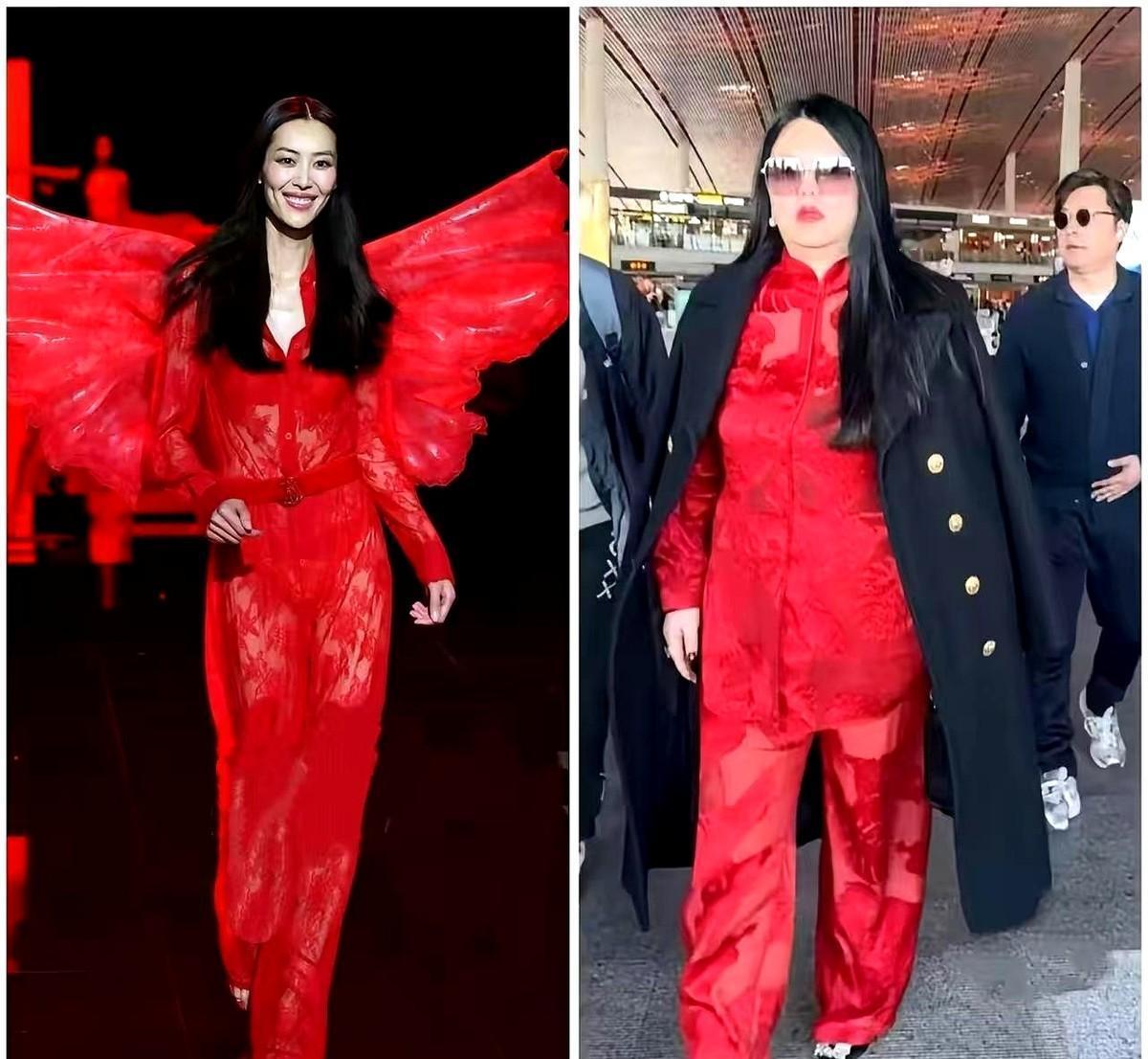 李湘机场那身，不是炫富，是品牌给她开的绿灯。Balenciaga全球首穿的黑金