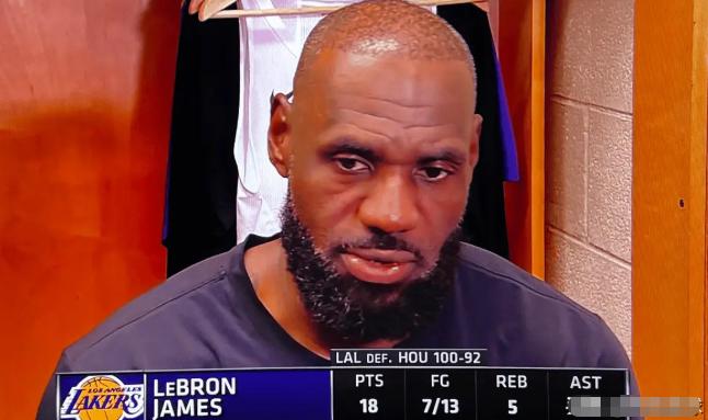 詹姆斯太谦虚了！NBA常规赛焦点卡位战落下帷幕，洛杉矶湖人客场以100-92