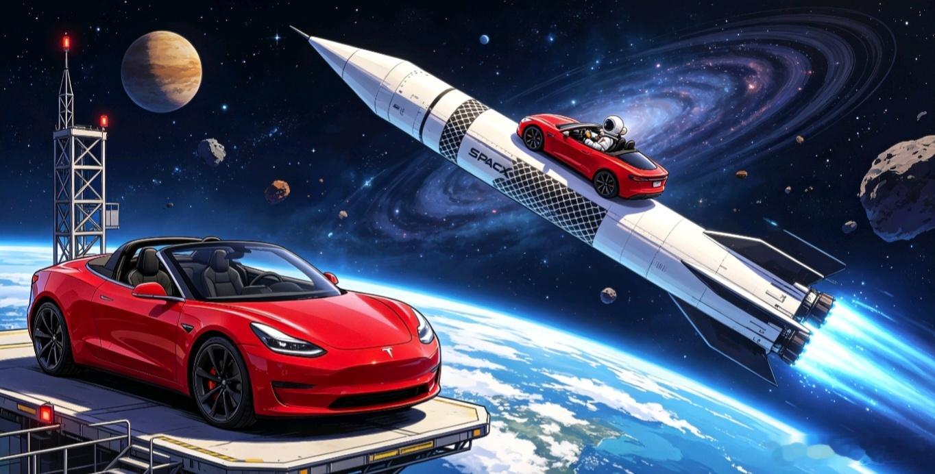 特斯拉和SpaceX可能要合并了马斯克两大王牌可能合并马斯克构建天地一体化科技帝
