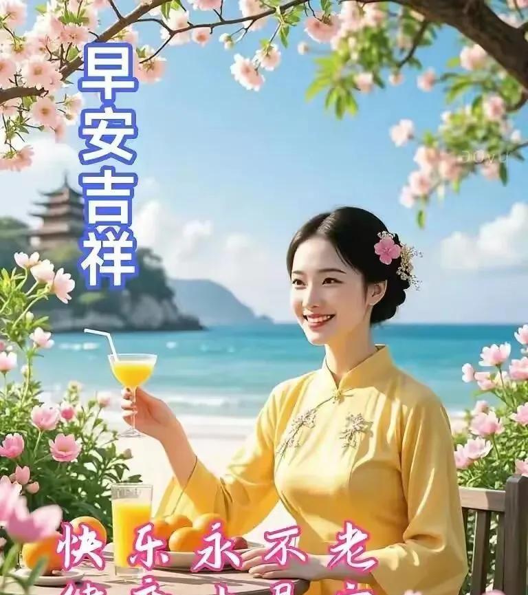 #今日打卡早安心语#鸟语花香空气爽，美好一天又起航，心情舒畅迎吉祥，带着微笑度