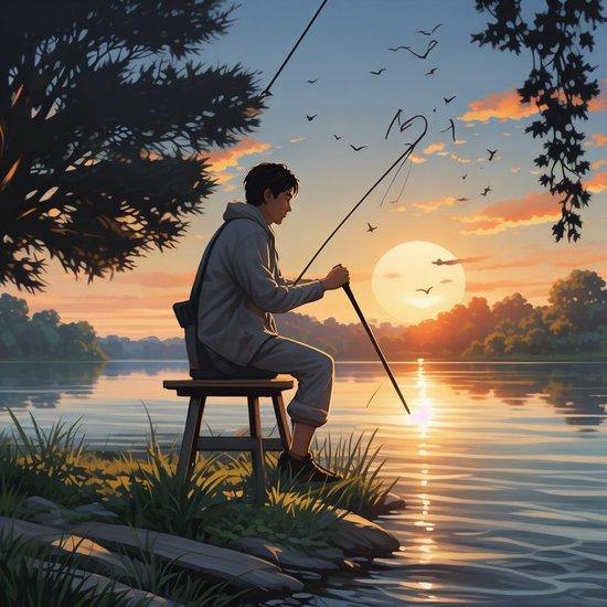 这人呐爱好真不一样！俺一老哥们魔怔似的迷钓鱼，天天扛竿往河边跑，一蹲一天还自带干