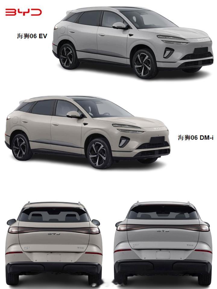 比亚迪海狮06比亚迪海狮06EV&DM-i，新海洋设计风格，大家觉得怎么