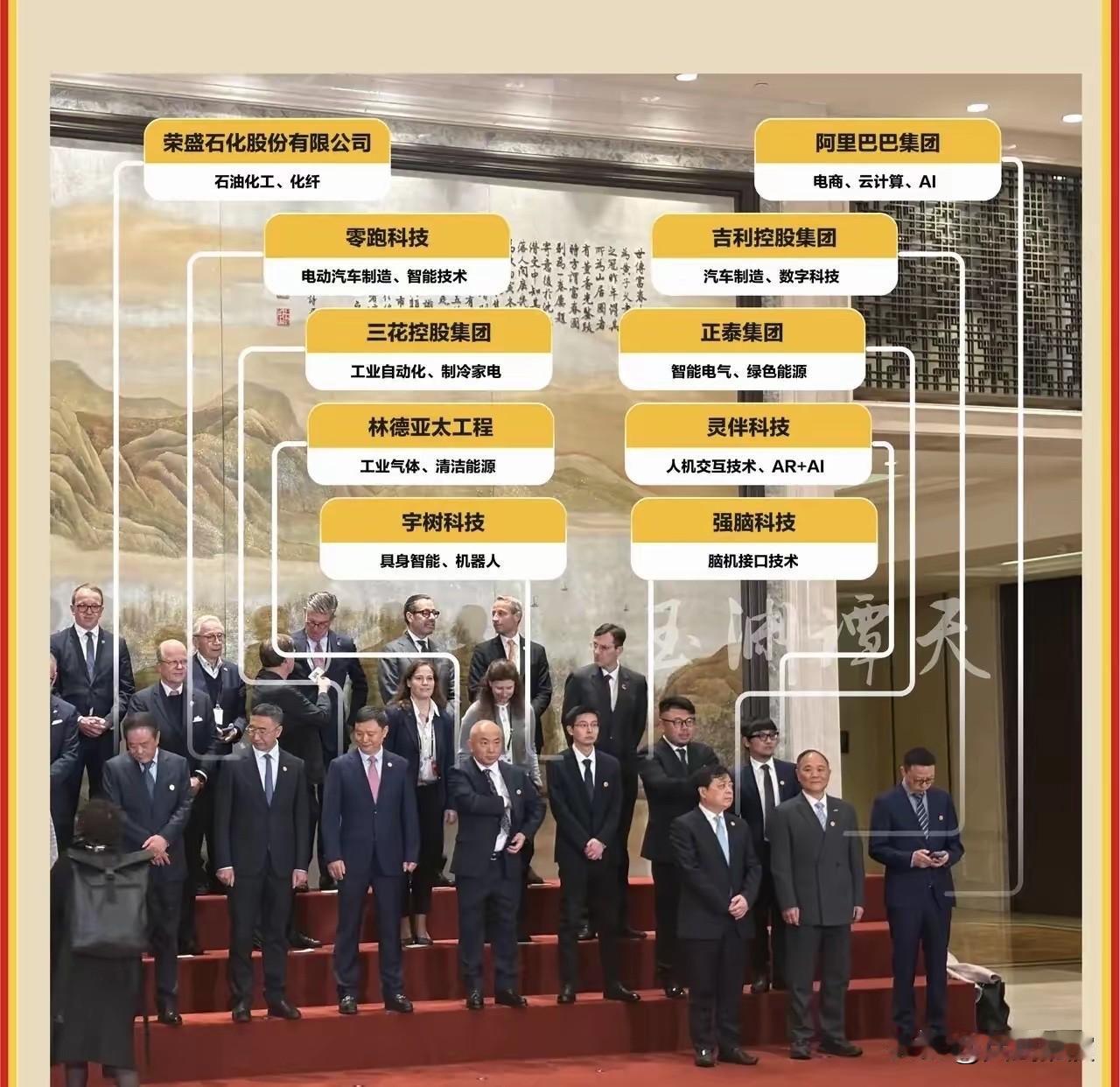 你猜德国总理默茨来杭州吃饭，合影里最扎眼的是谁？不是宇树，不是吉利，不是阿里。是