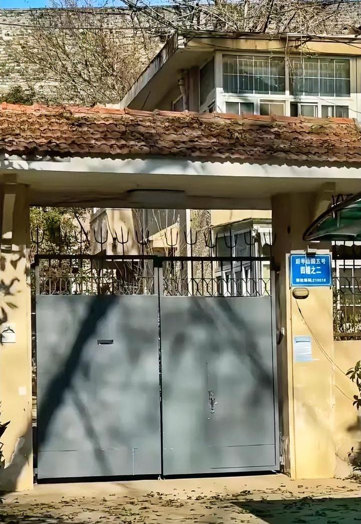 南博院长的大别墅成打卡地了光一个大门就透露着不简单，从外表看，别墅的大门严严实