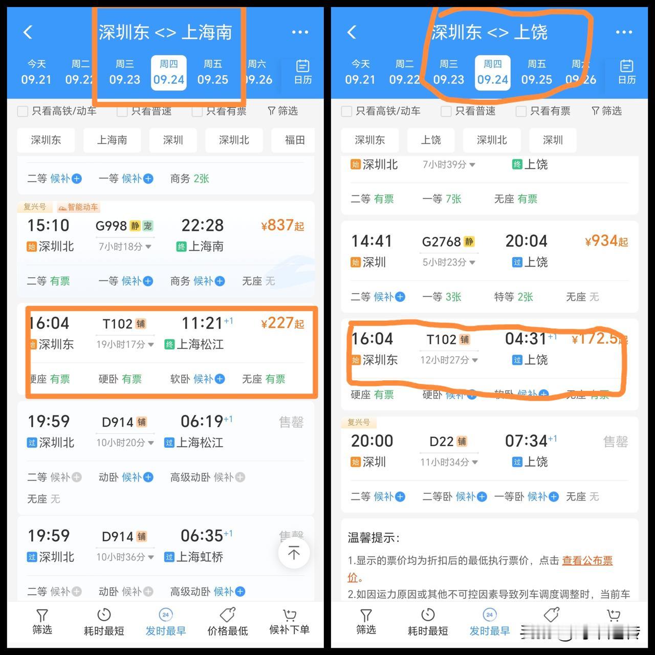 果然还是网友们更懂资本市场！同样是那趟T102的火车，从深圳