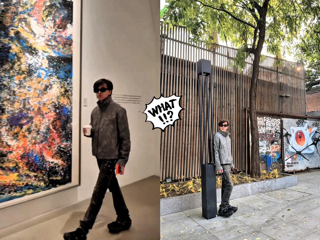 陈晓东10月24日去了798艺术馆,这事儿一出来,不少人都觉得“果然是他会做