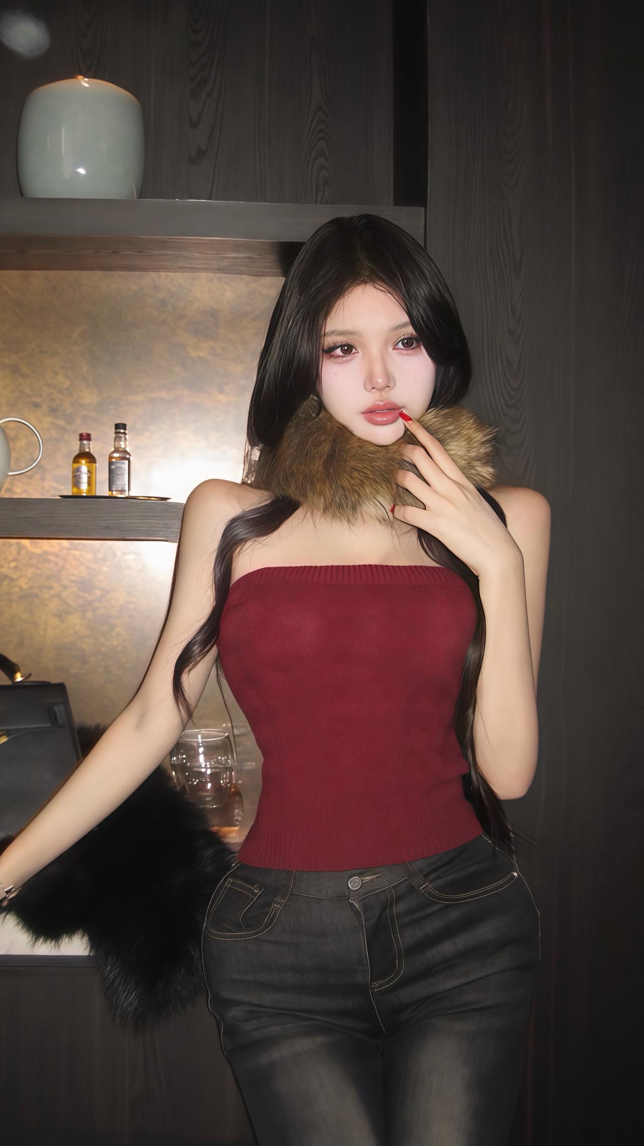 jennie衣服好辣超a御姐漫画身材辣