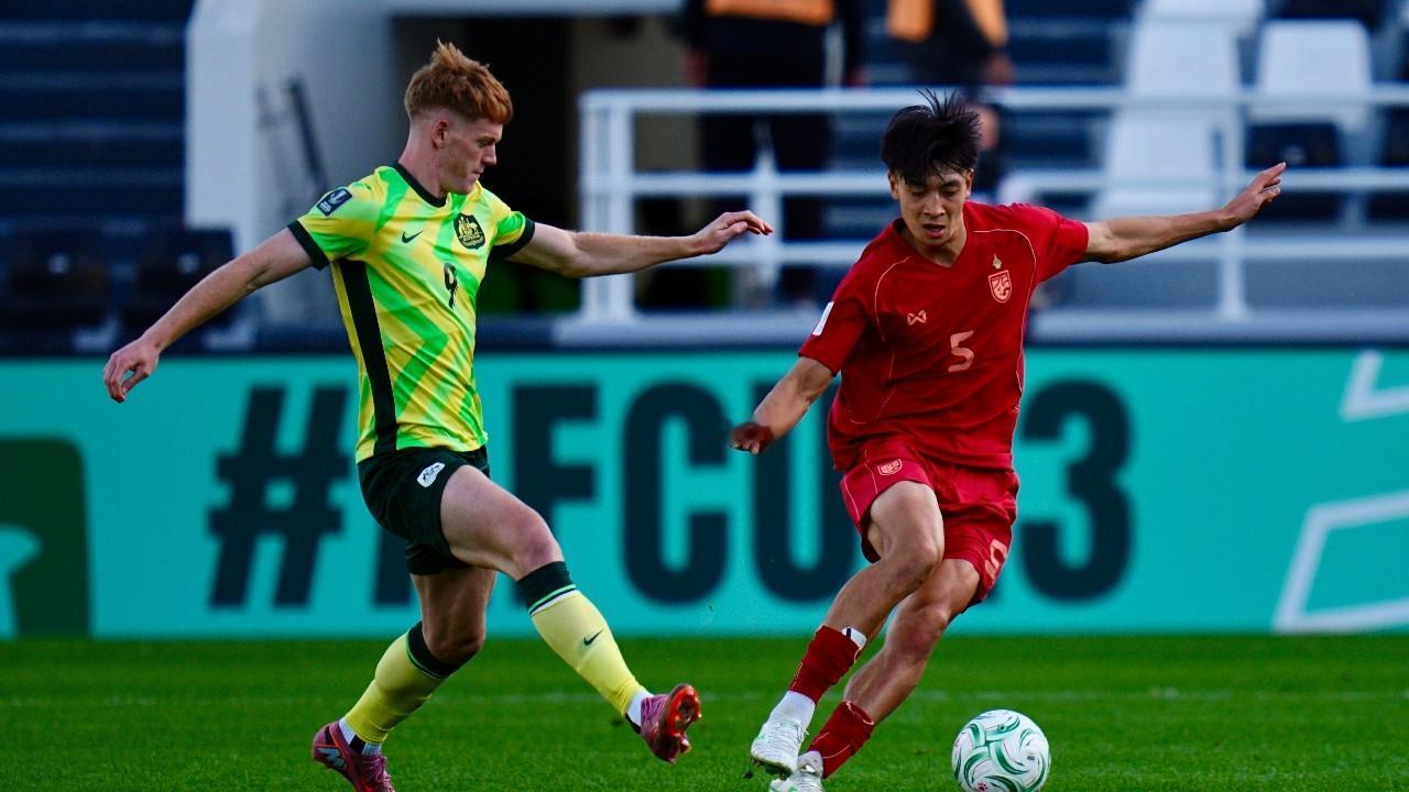 出生于考文垂的泰国U23国脚2026年亚足联U-23亚洲杯，泰国对阵澳大利亚