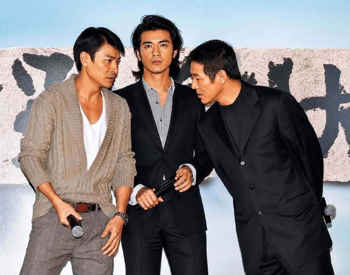 《投名状》三兄弟，李连杰、刘德华和金城武。#我在微博聊电影##电影正当夏#​