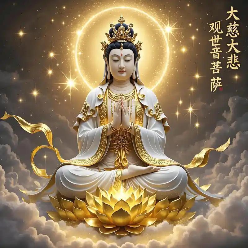 菩萨说：“若有一日，云轻天阔，你的故事静好安稳，窗前有光，碗里有粥，日子被