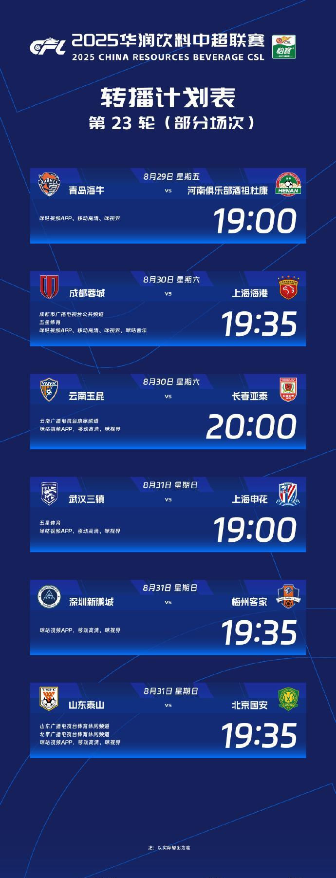 中超第23轮比赛中的重要比赛，中国足协将邀请外国裁判执裁重要场次！说老实话，中
