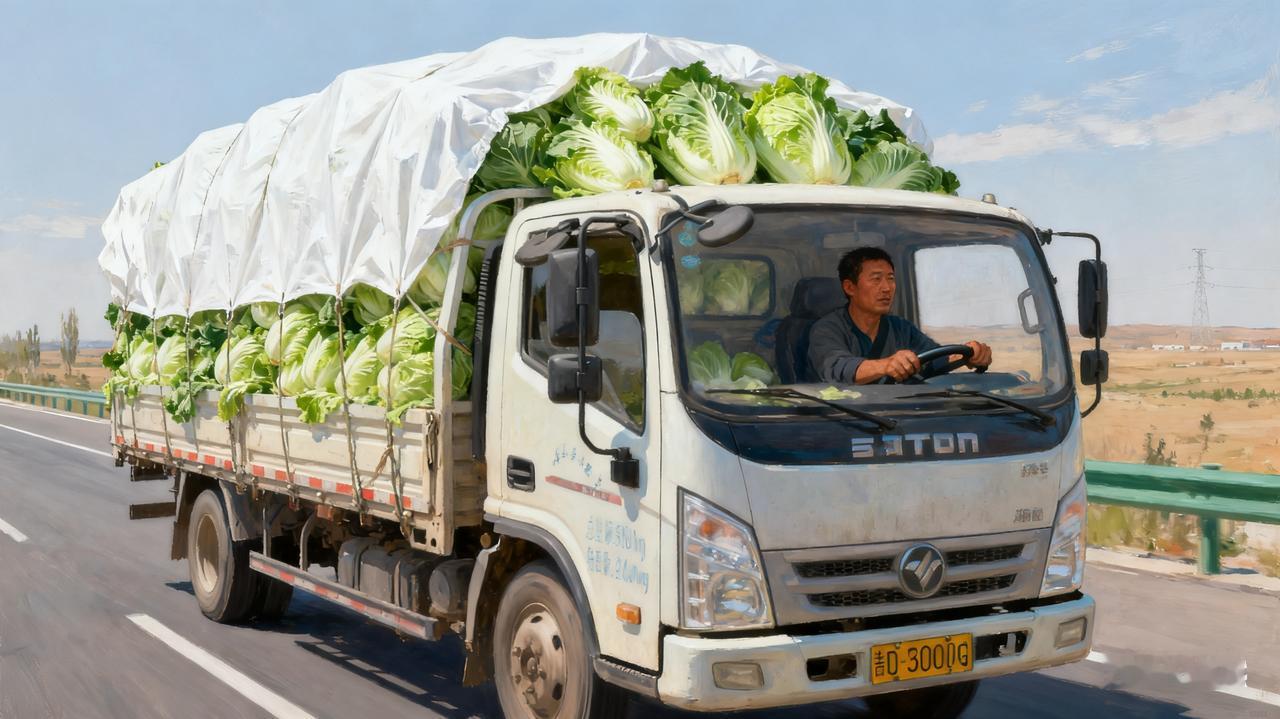 【货车司机拉30多吨白菜被欠9500运费】司机拉30多吨白菜运费也是白菜价。近日