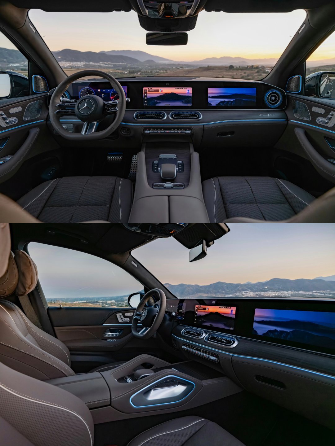 中期改款GLS的中控屏和全新GLC的中控屏倒反天罡了属于是