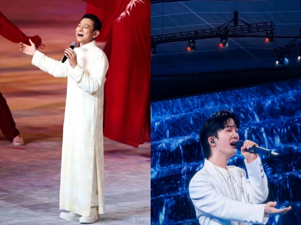 刘德华全运会上和周深的鲜明对比刘德华一开口，许多人就察觉出不同，晚会的气氛，原