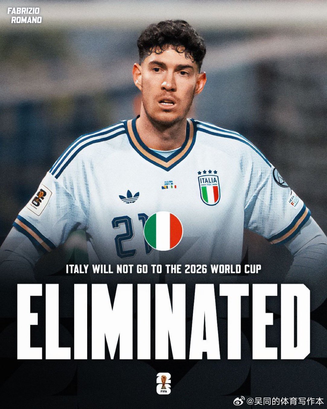 【黄金时代】德尔·皮耶罗谈意大利连续第三次无缘世界杯“意大利现在成了国际足坛的