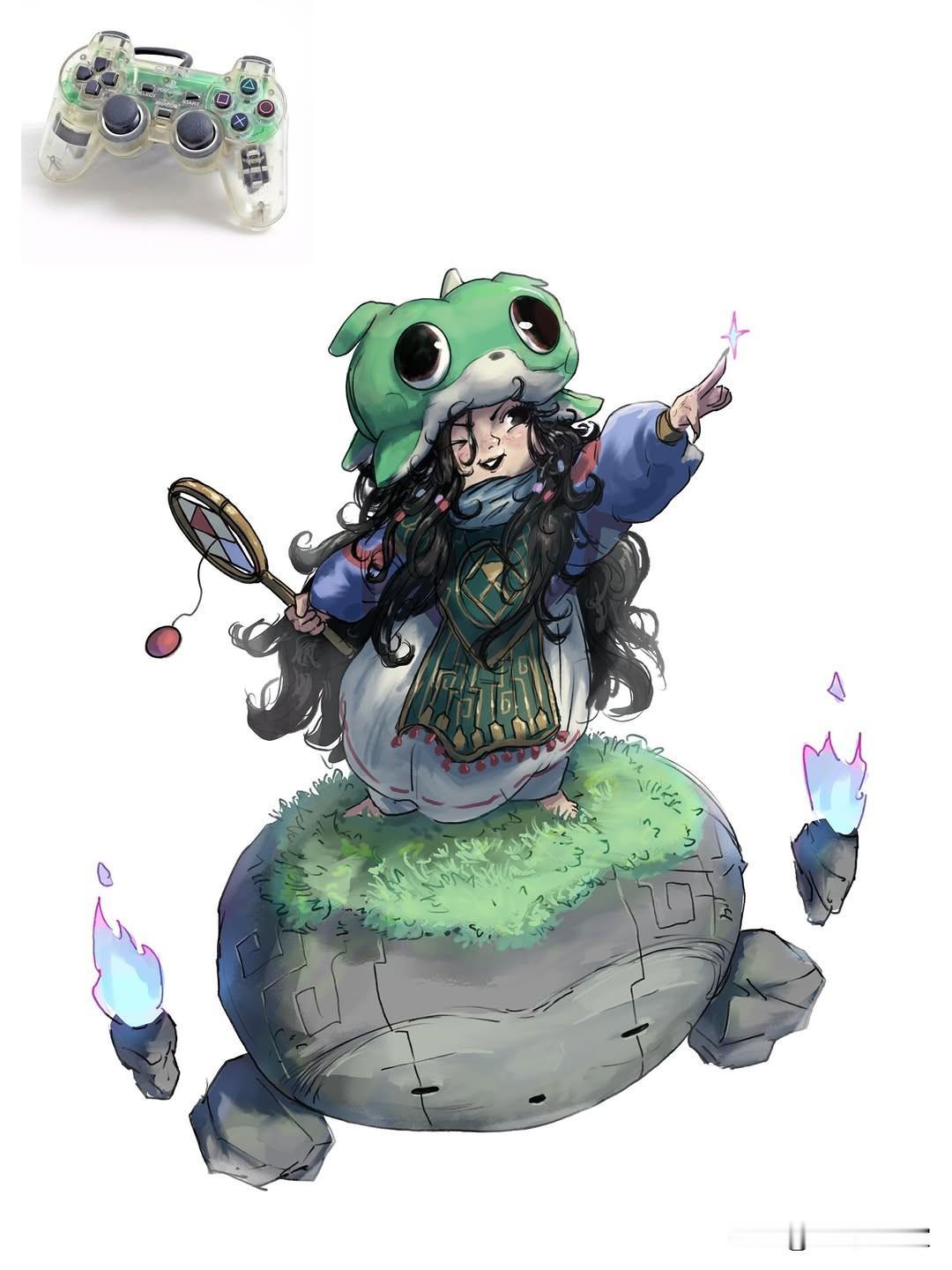 万物拟人化插画作品一组画师gaihal动漫二次元原画分享家插画卡通