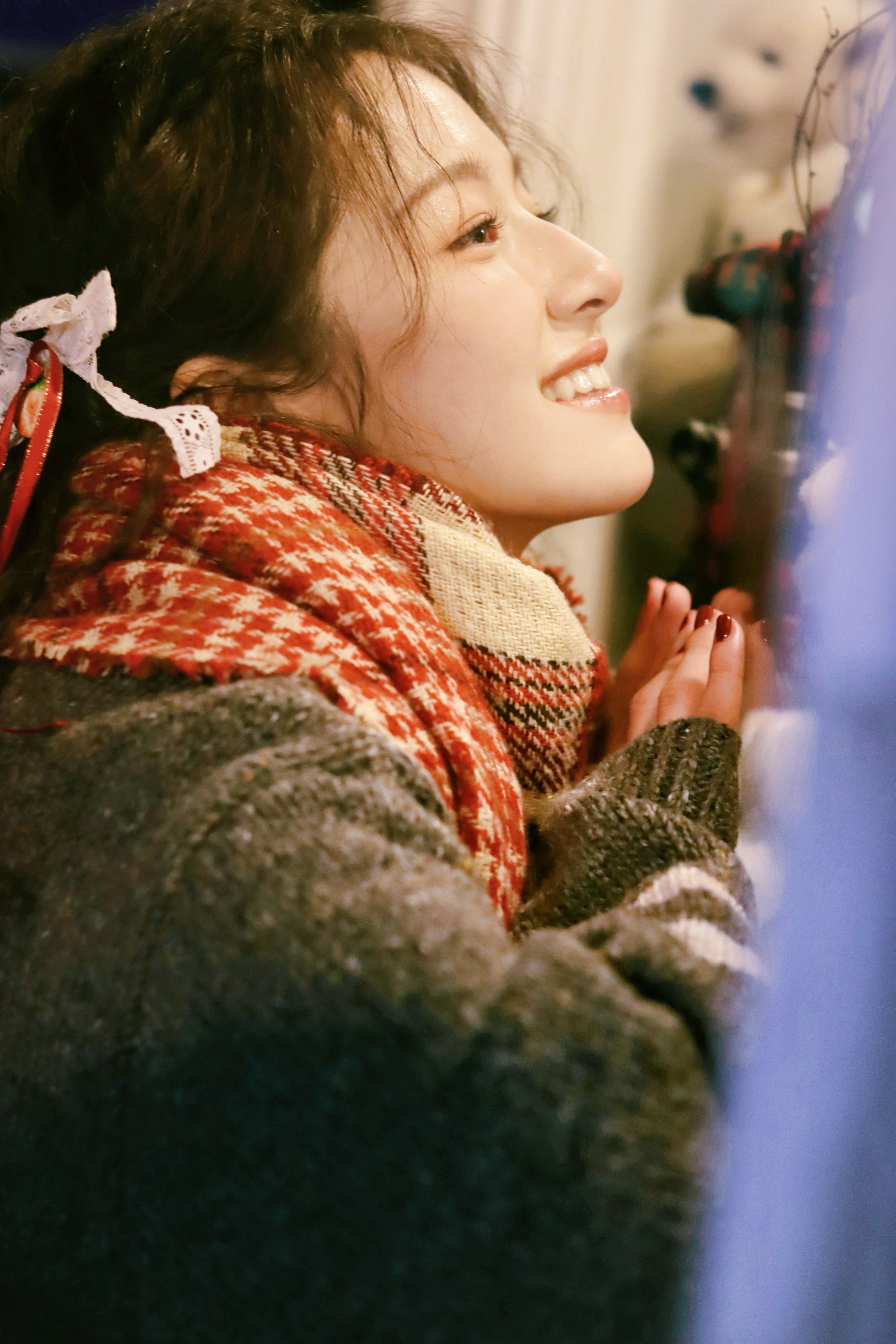 去年李兰迪的圣诞照