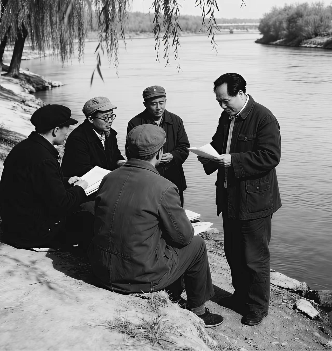 王铎：领袖在实地考察中