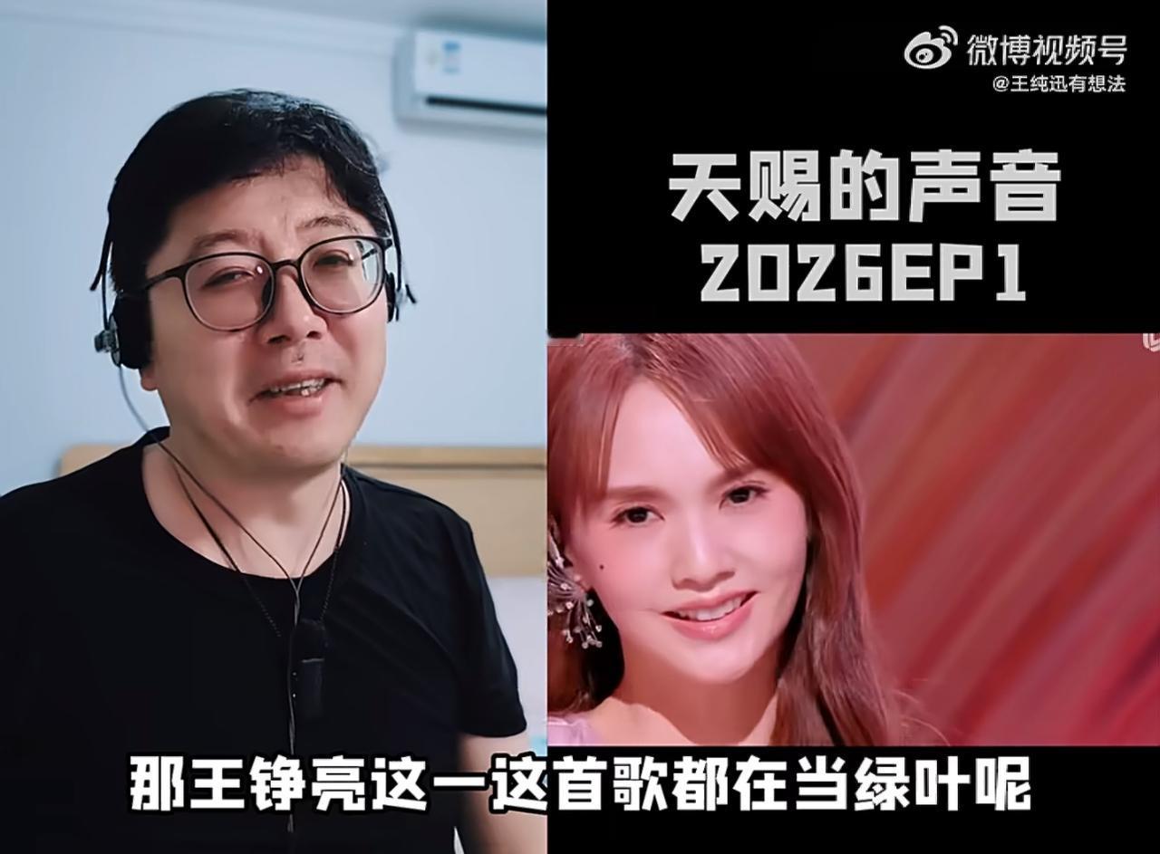 王纯讯老师点评《爱河》，说王铮亮做绿叶浪费才华。终于等到王纯讯老师reacti