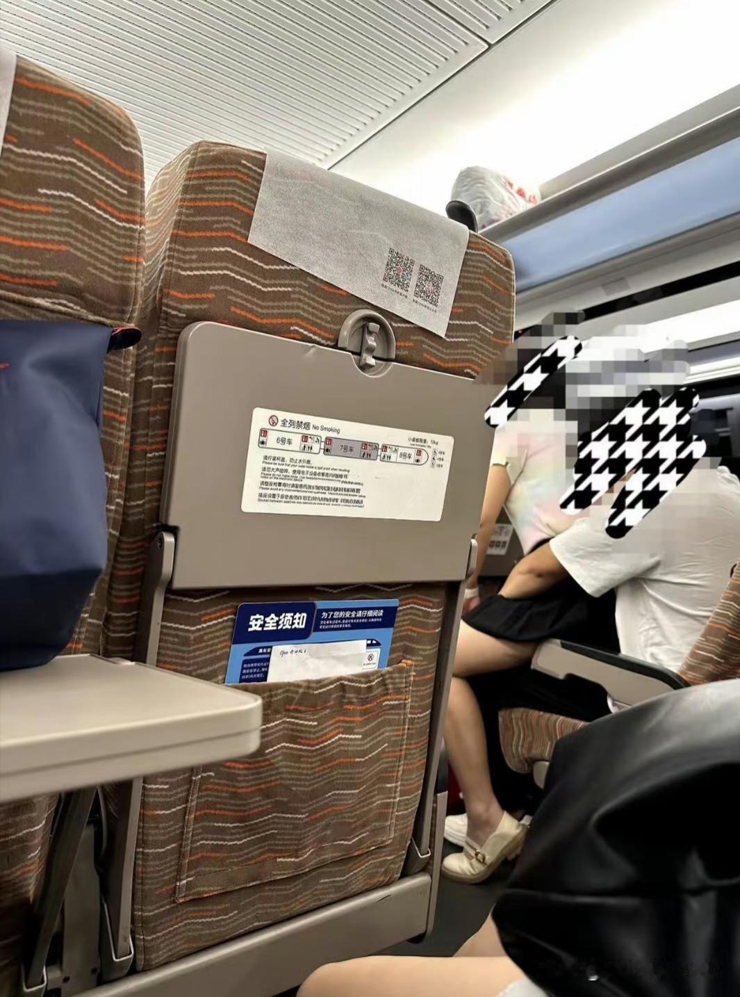我：我是谁？我在哪？我为什么要坐这趟车😭看来我坐高铁得自带眼罩！求他邻座的阴