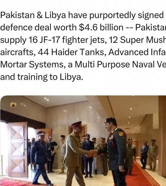 又卖出16架枭龙，巴基斯坦这波红利还在继续。据俄卫星通讯社报道，利比亚国民军与