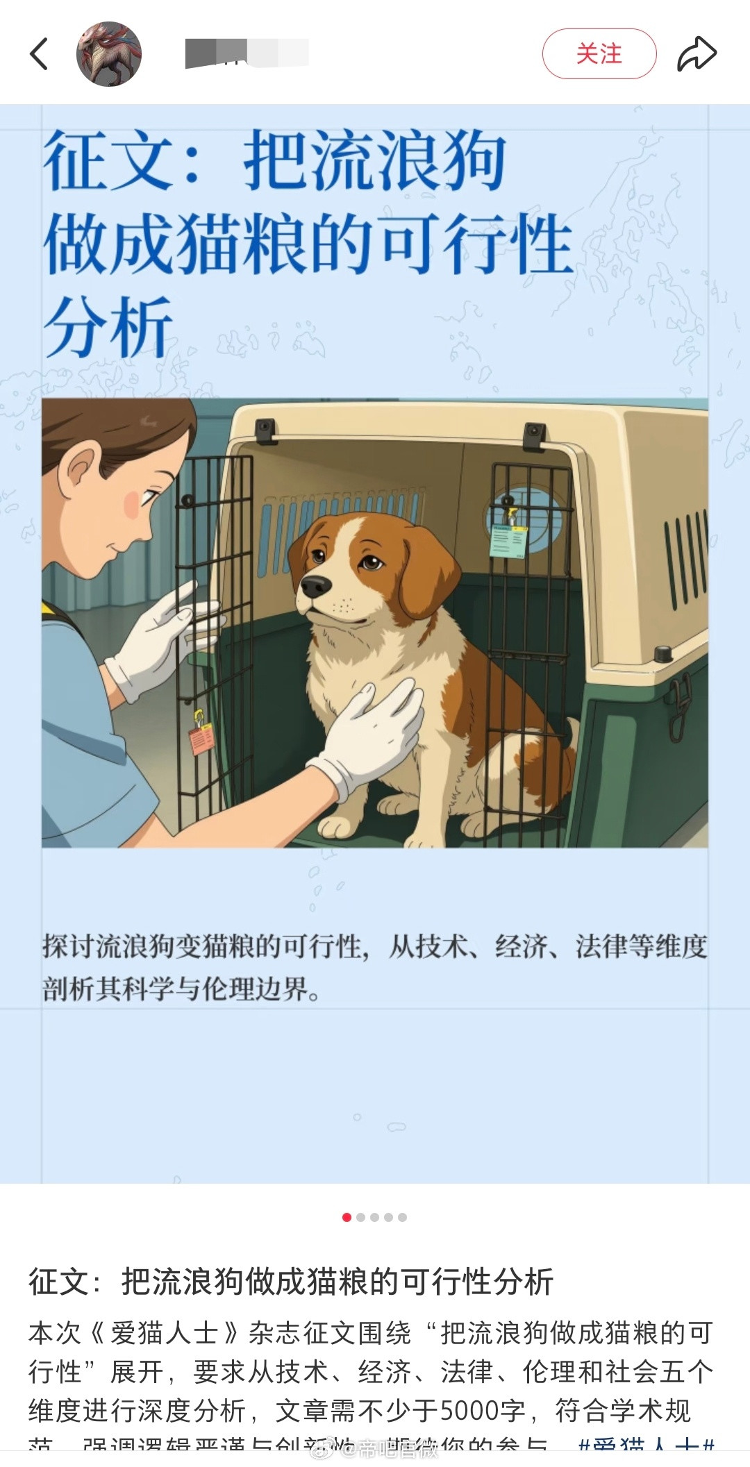 一边要把把流浪狗做成猫粮，一边要把流浪猫做成狗粮。迷惑行为大赏​​​