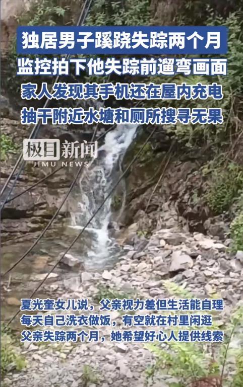 “匪夷所思！”重庆，一60岁大爷独自在老家生活，却突然人间蒸发了两个月，家属发现