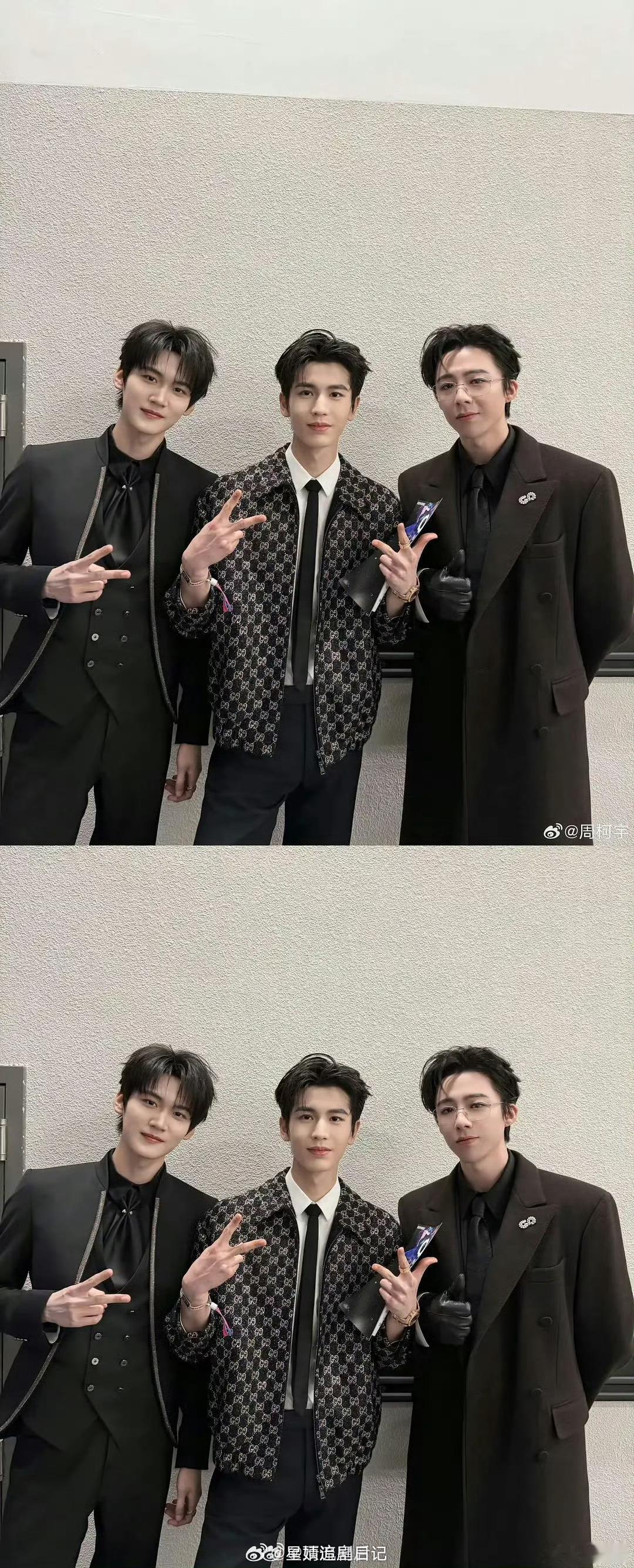 网友整理了周柯宇编辑前和编辑后的动图，周柯宇人还怪好的🌚刘宇宁不仅是法令纹的问