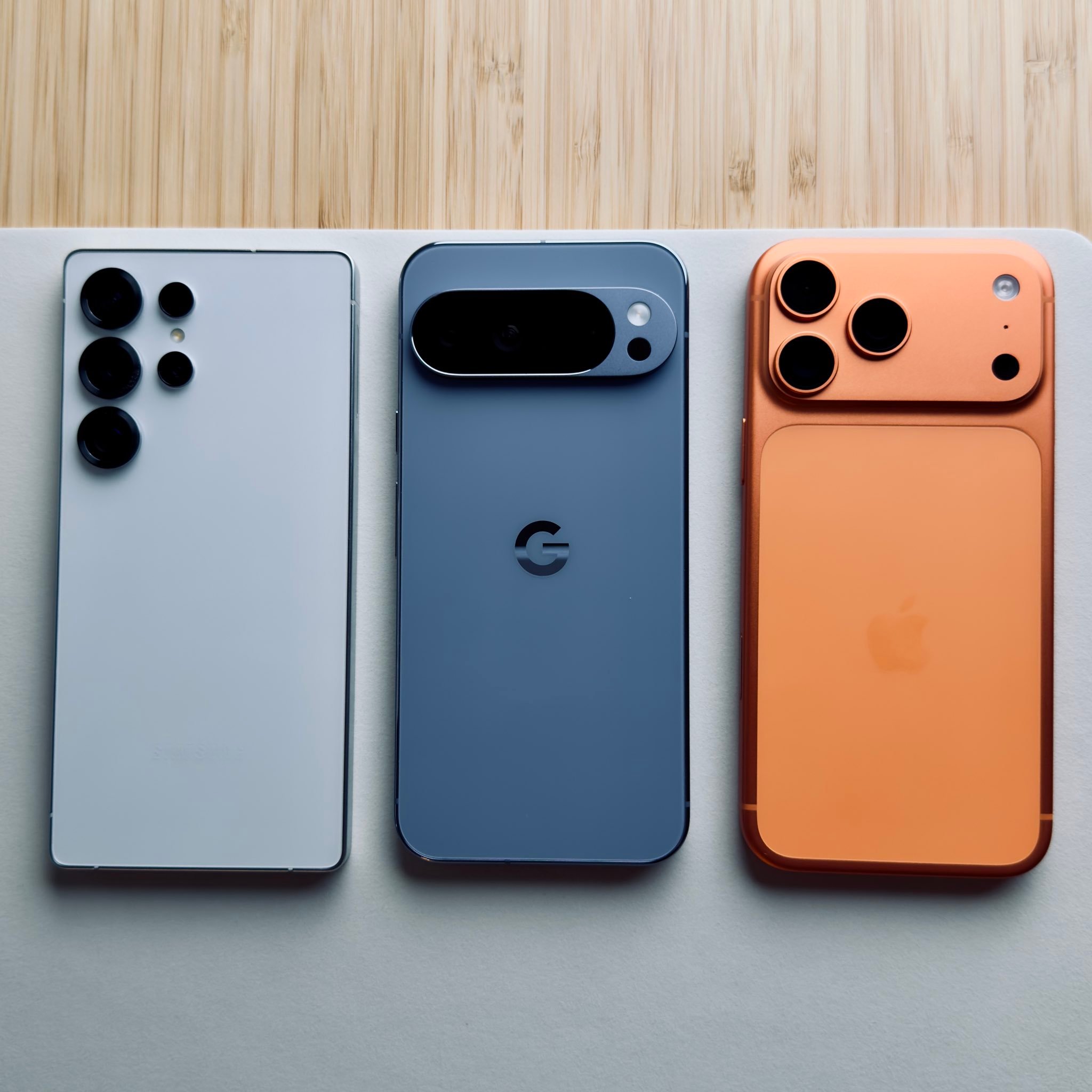 三台手机一对比，iPhone17ProMax的辨识度的确是高[跪了][跪