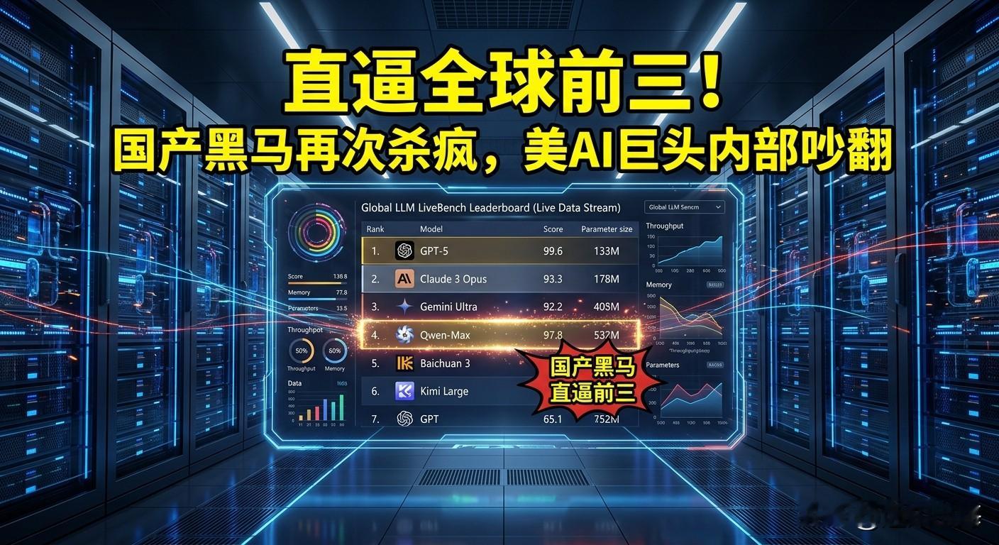美国原本指望靠卡死英伟达芯片拖垮中国人工智能，万万没想到，彭博社智库最新的数据砸出了一道惊雷：中美顶