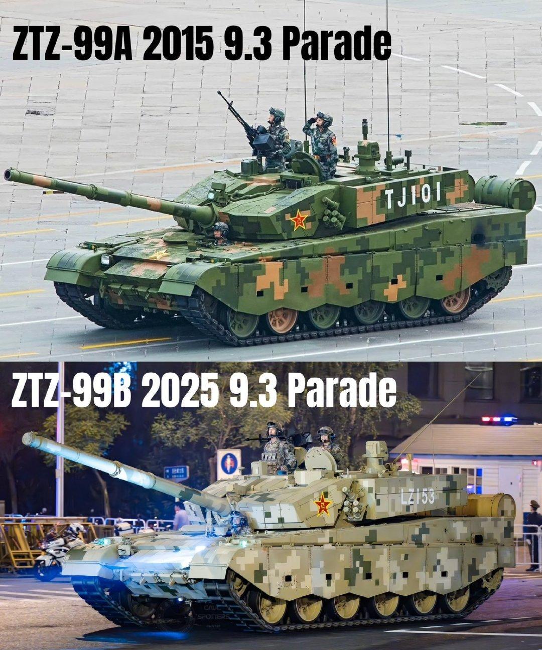 【第四次登上阅兵场！人民陆军的排头老兵99B坦克，到底有啥不一样？】在今年的九