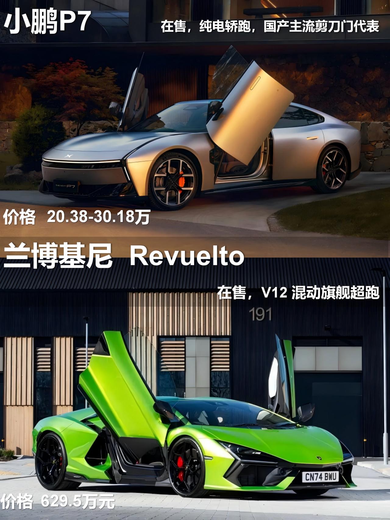 逛车圈彻底沦陷！东西方超跑门型审美差距也太明显了✨一边是兰博基尼、玛莎、迈凯伦