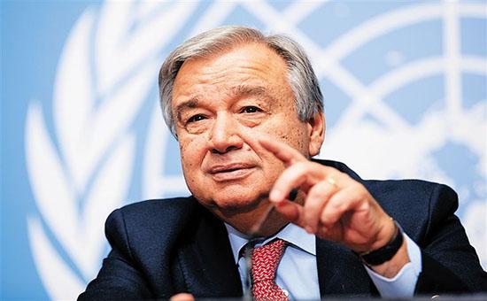 联合国秘书长古特雷斯今日(2月24日周二)表现得非常强硬，他就俄乌冲突表态说，