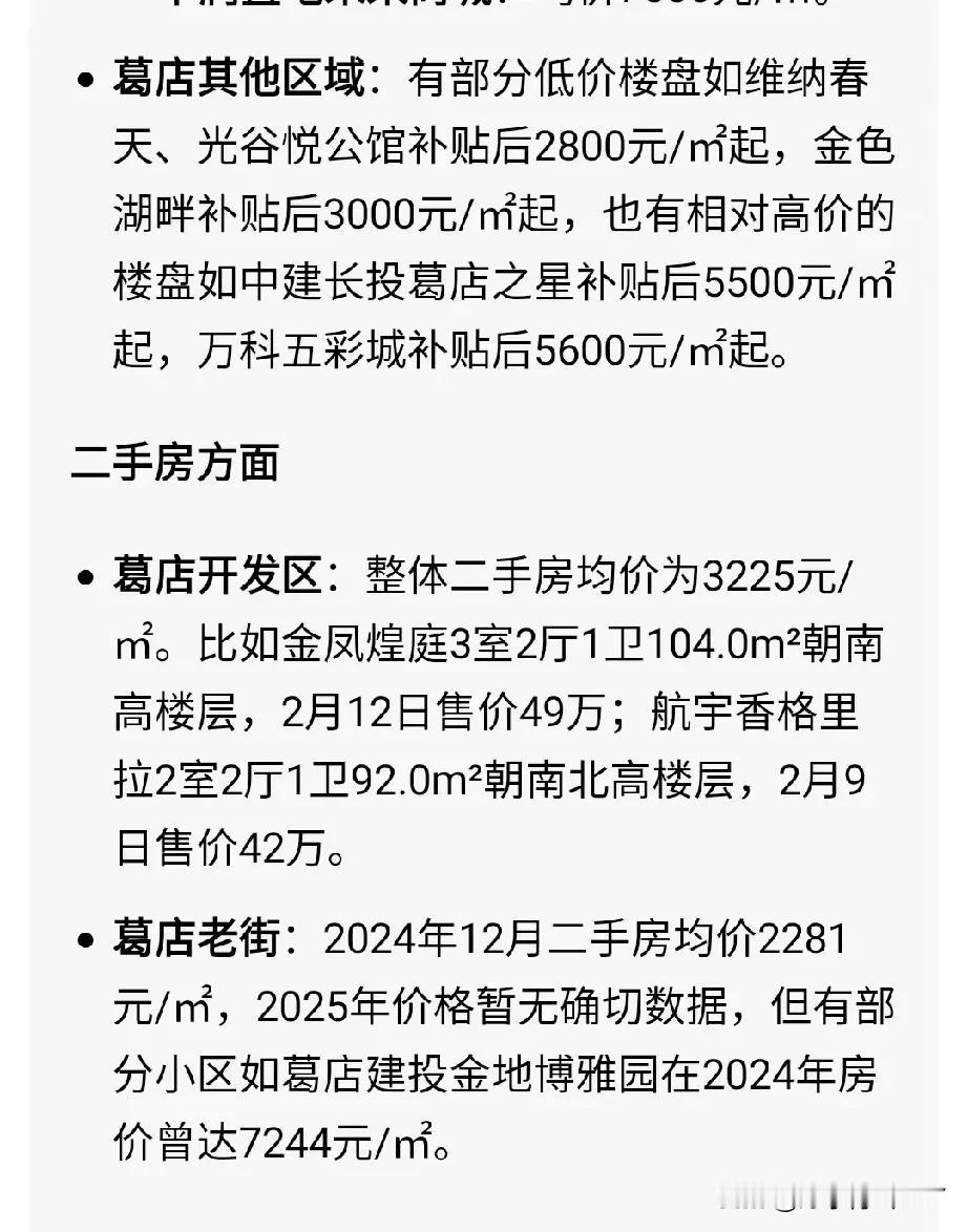 鄂州葛店的房子现在这便宜了吗？记得21年的时候去那里看房子的时候，南站那边某润