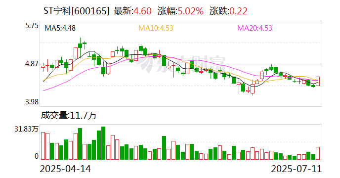 ST宁科签署预重整投资协议