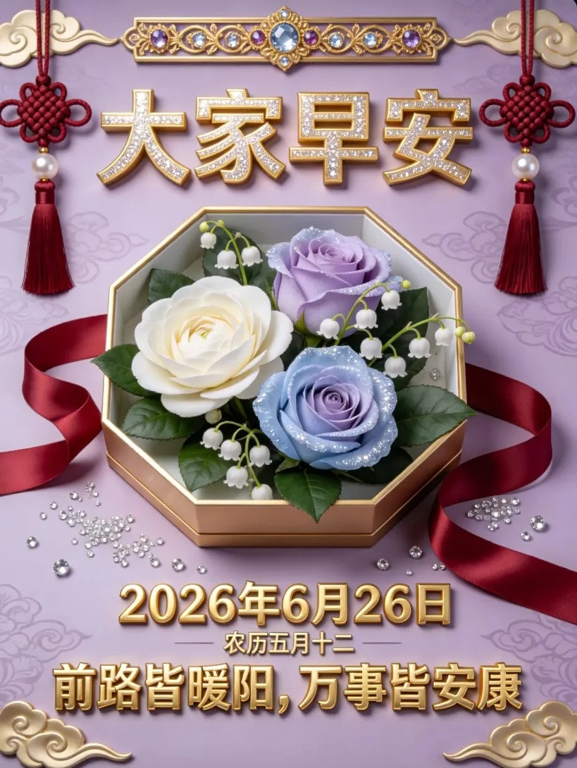 🌻🌺晨光温润🌺🌻💞໑ຼ₀໑ຼ6.6.26.五月十二☀️❤️🩹周五,