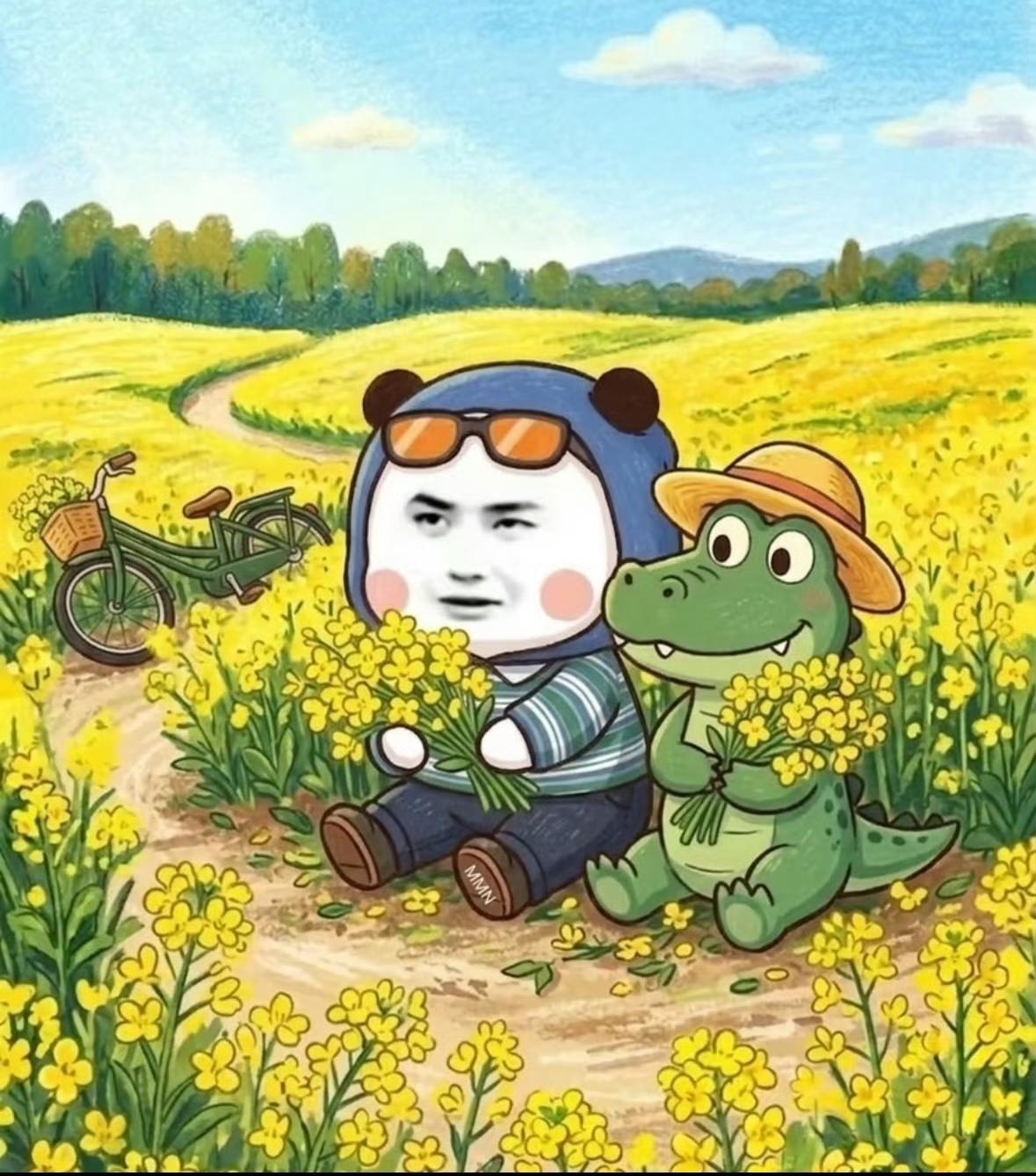 哈哈哈哈哈，摩托姐姐真的人才辈出，产出速度更是叹为观止[捂脸哭]。王一博和小鳄鱼