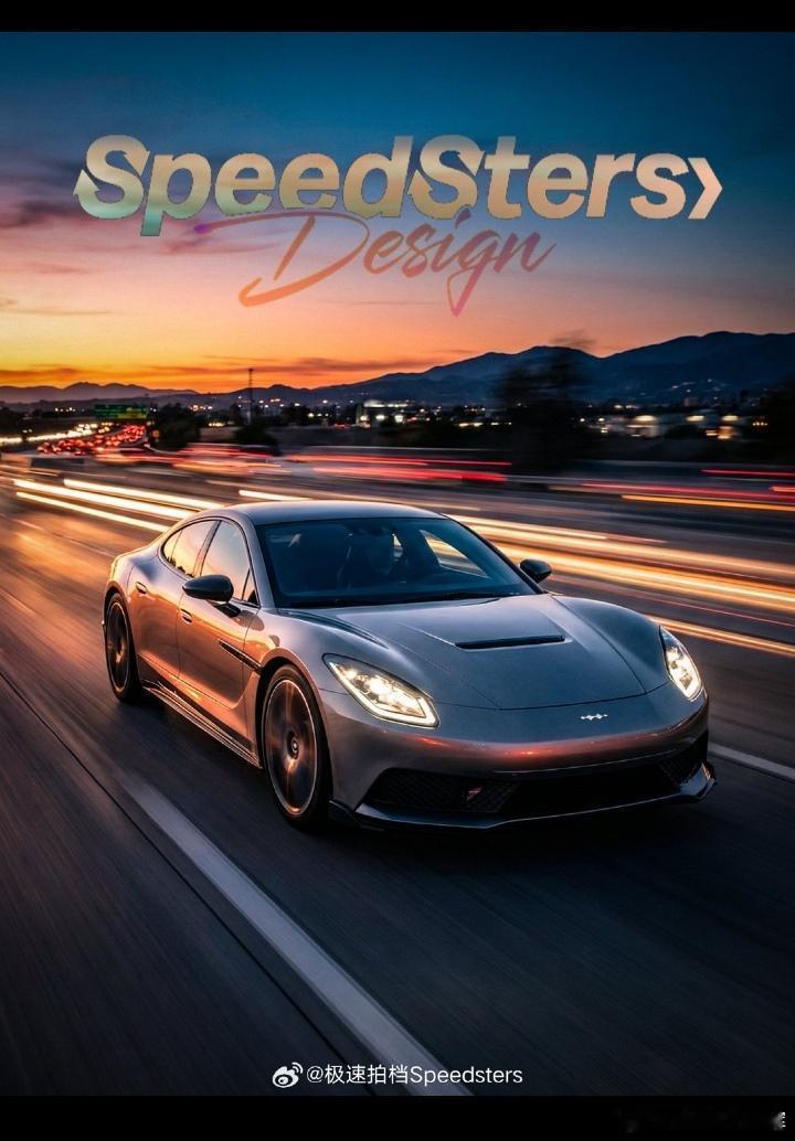 极速拍档设计的方程豹轿车的假想图，这要有8分还原就是爆杀，这菱形车灯就是这车点睛