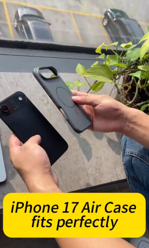 iPhone17Air戴手机壳效果这镜头模组，真就长这样了吗？这谁能看得惯啊[