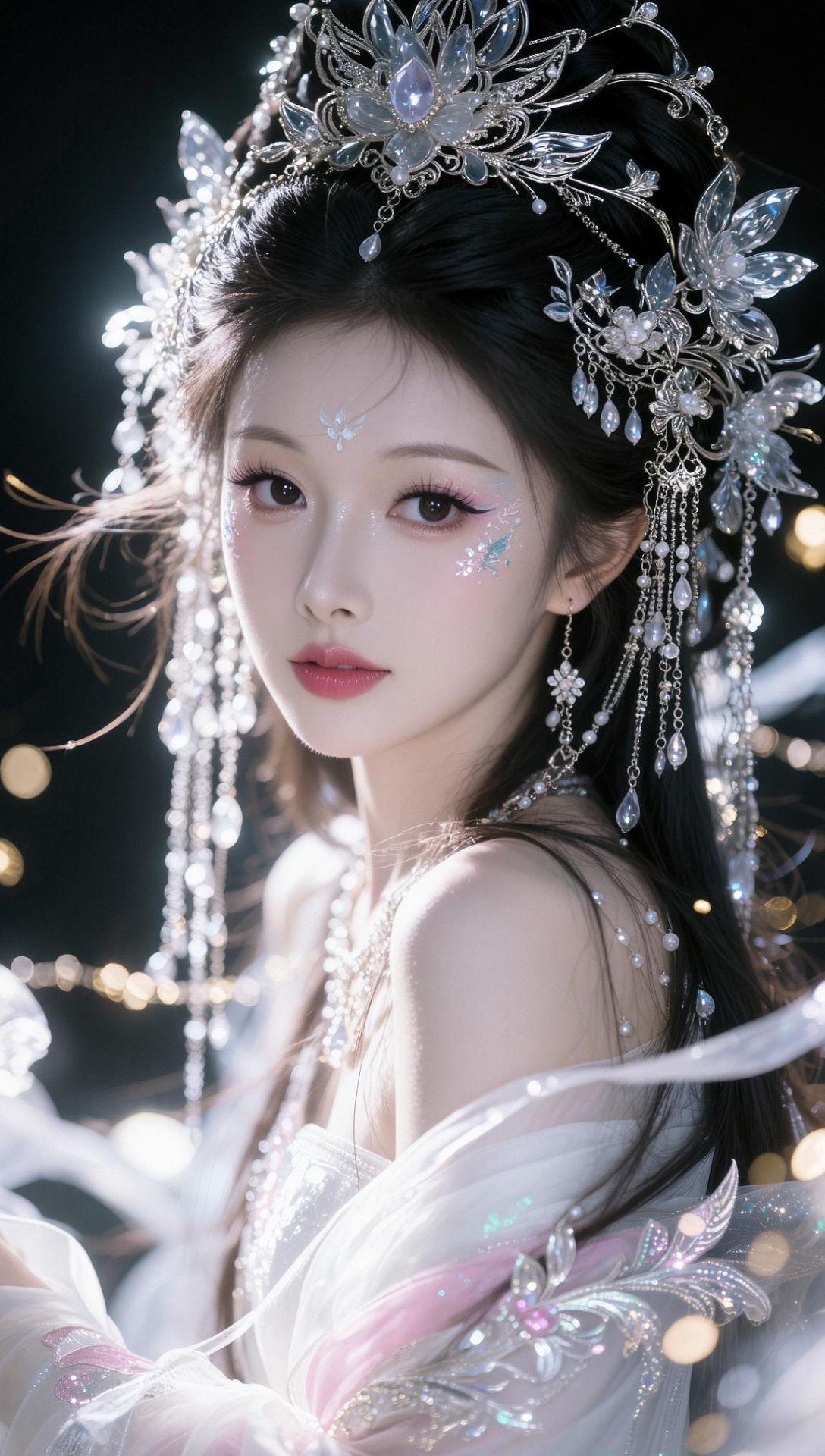 AI古风妖异少女写真  仙系氛围感 古风写真