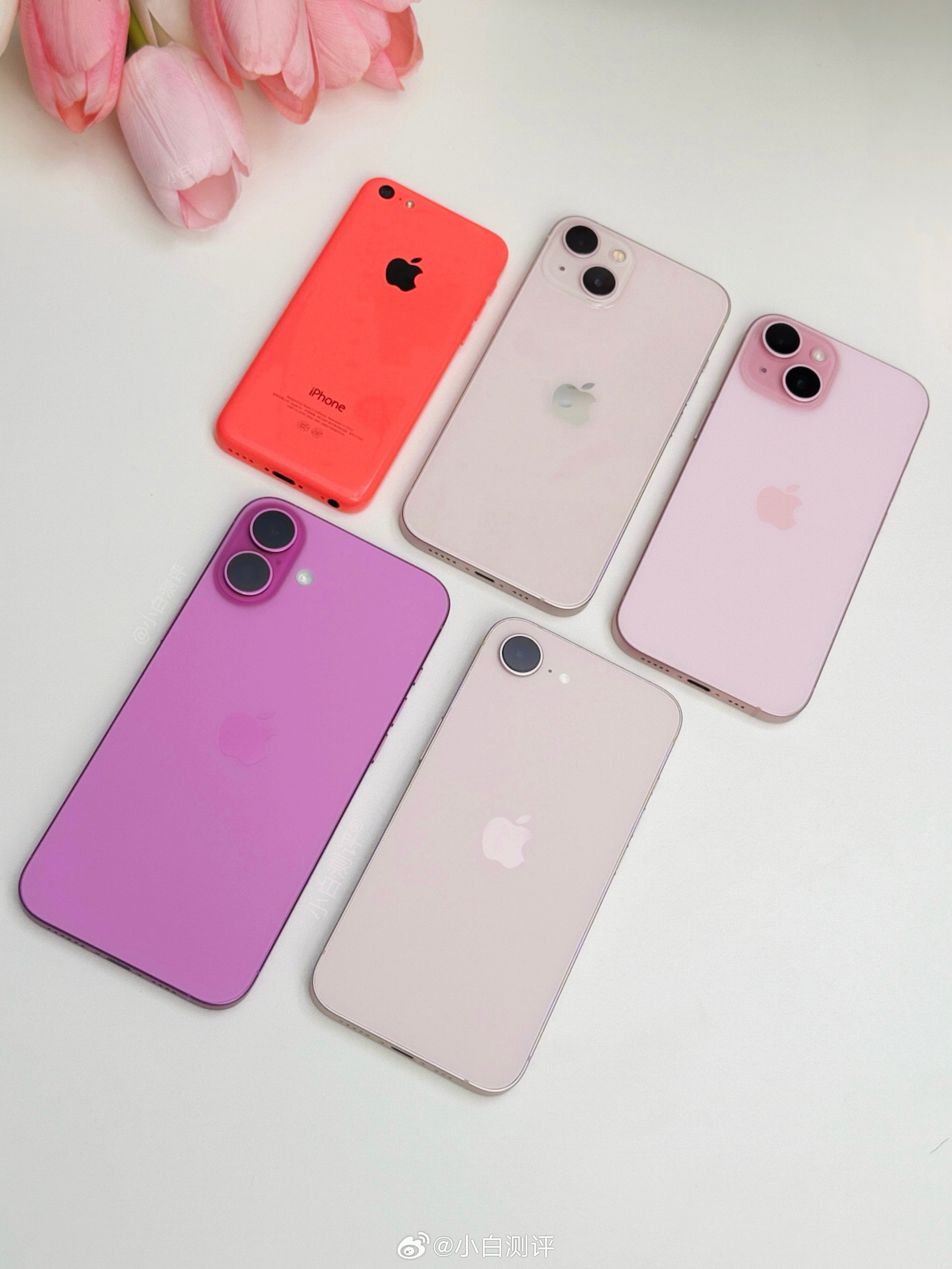 粉色iPhone合集-2013年iPhone5c粉色-2021年i