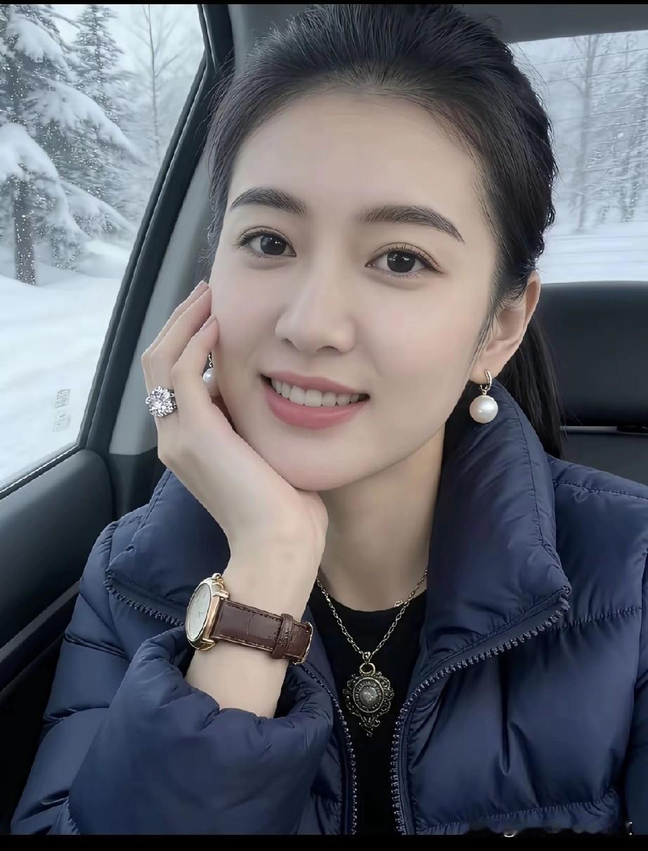 冬日拍照！！！爱笑的女人魅力十足，你觉得呢