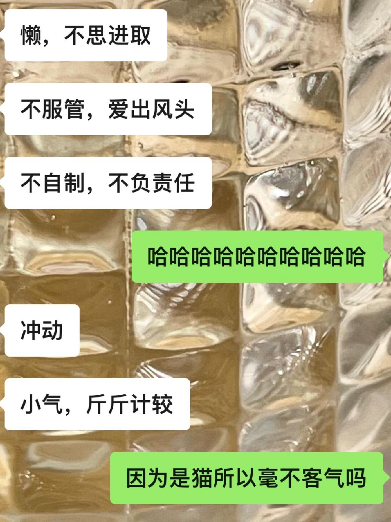 好差的八字，还好是个小猫哩