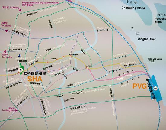 上海机场快轨"十三五"建成 虹桥直抵龙阳路或对接磁浮