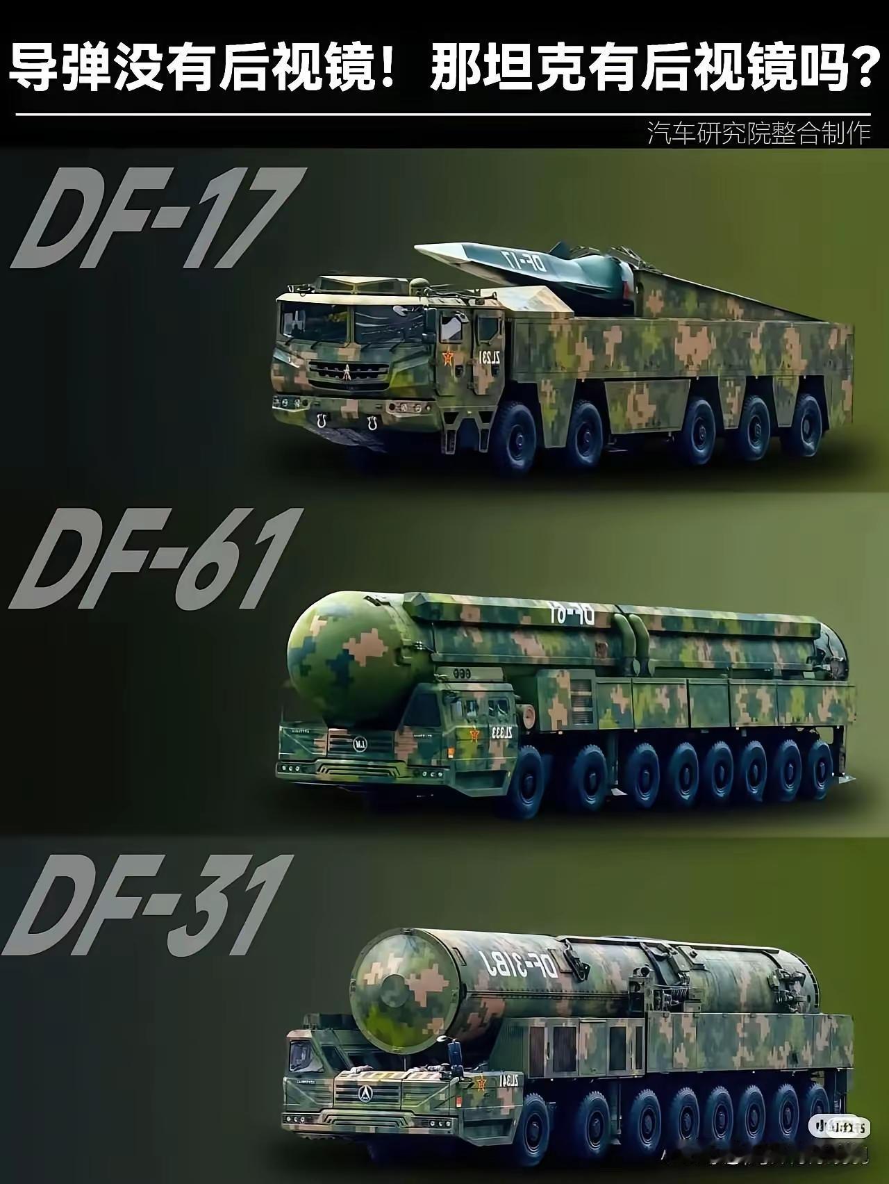 中国洲际导弹已形成陆基+海基完整体系，综合水平位居全球第一梯队，与美俄并驾齐驱，