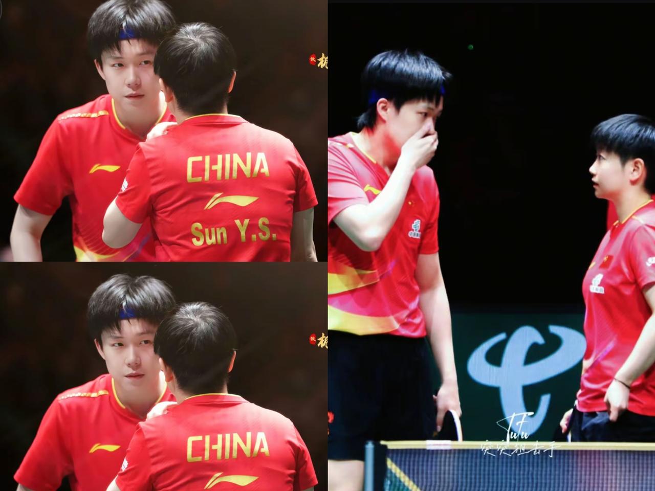 笑死了！全网都知道了，王楚钦因为拉球没过网，训练场上正练着球呢，王楚钦拉